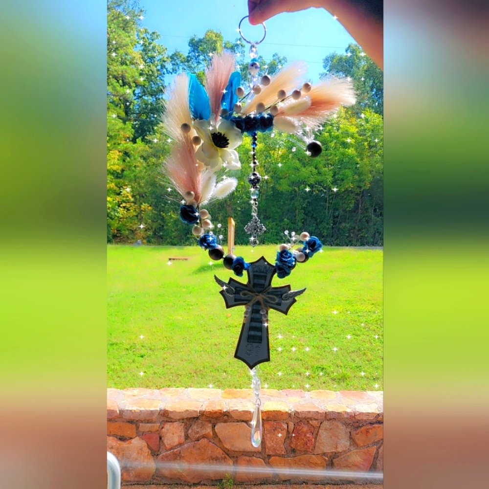 Handmade craft wall Psalm 91 decor